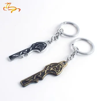 

Car Keychain Keyring Key Ring Key Chain Holder For SRT8 SRT 8 Dodge Charger Chrysler Jeep Grand Cherokee Wrangler Car Styling