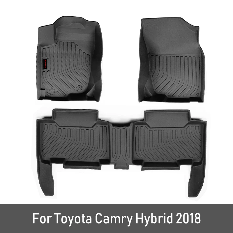 Atreus 1 комплект TPE автомобильный коврик для ног для Toyota Camry Hybrid автомобильный-Стайлинг Противоскользящий коврик аксессуары водонепроницаемый ковер - Название цвета: 1 SET