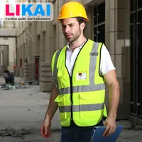 High Visibility Construction Vest with Logo Printing