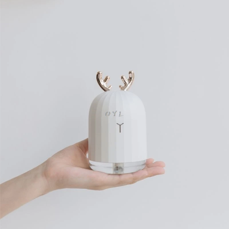 

Cute Deer Mini 220ml Air Humidifier Kit USB Aroma Essential Oil Diffuser Convenient for students