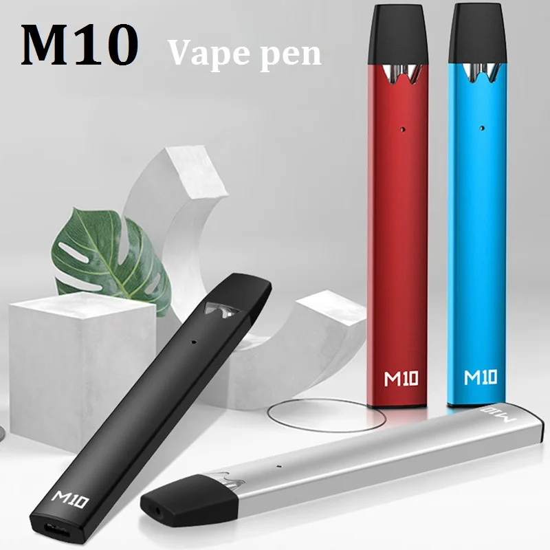 

Vape Pen M10 Kit Anti-Leaking 240mah Built-in Battery With 1.5ml Pod Gift Vaping E Cigarette JINGPU Mini Stick 300 Puffs