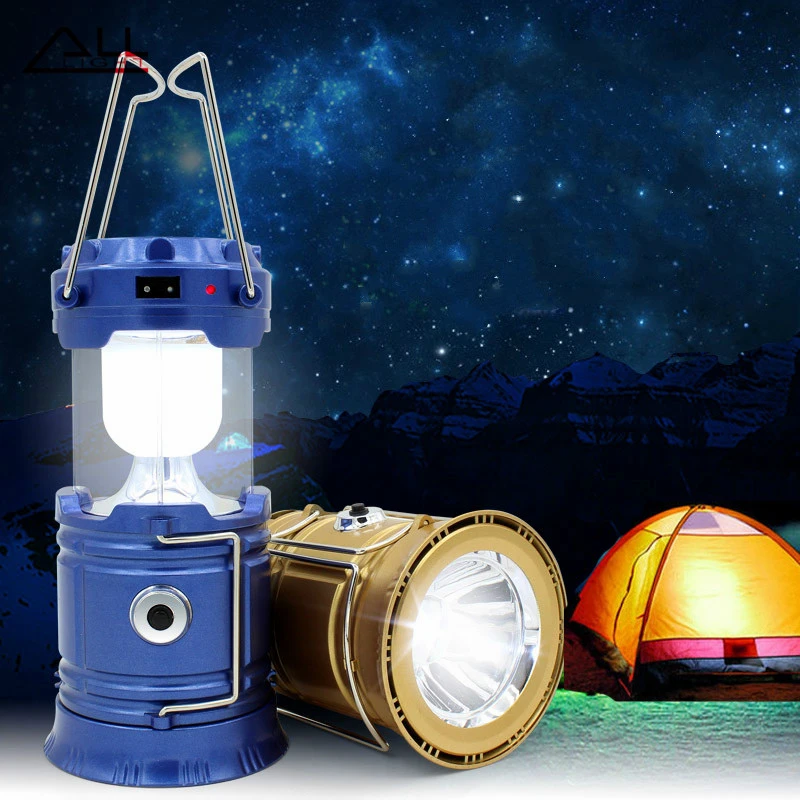 Hot Solar LED lights outdoor camping hiking camping camping lantern