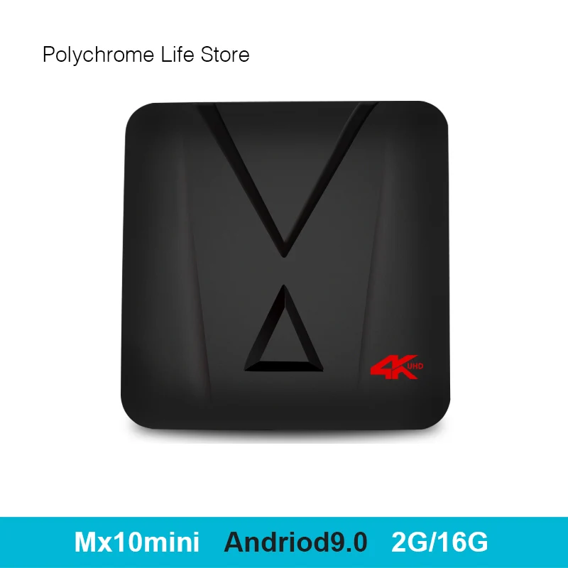 Mx10 Мини Android 9,0 tvbox RK3328 Quad-Core 64bit Cortex-A53 2G16G Встроенный 2,4G плеер pk T9 x96max tv box