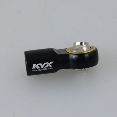 KYX Ax10 восхождение автомобиля Игрушечная машина аксессуары M3 шаровая Головка металлическая шаровая Головка из алюминиевого сплава Модель длиной 22 мм отверстие 3 мм - Цвет: black