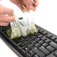 Ошламованная смесь алеврита и глины цветной Пластилин мягкий резиновый собирающий пыль супер чистый слизкий гель для телефона ноутбука ПК ...(China)