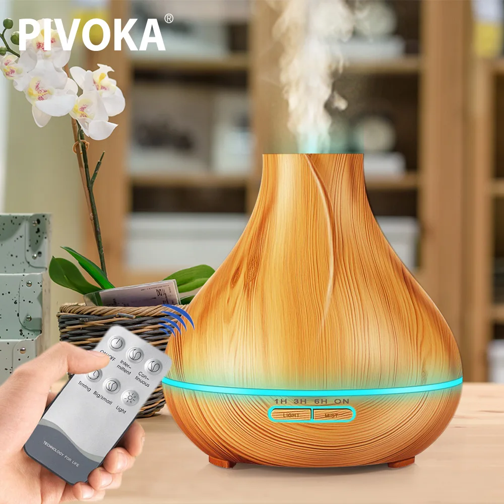 Ультразвуковой увлажнитель воздуха PIVOKA 400 мл светодиодный Ароматический