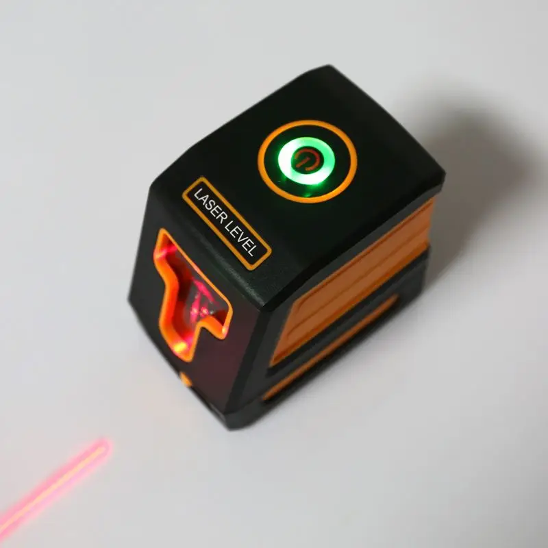 2 Lines Laser Level Self-leveling Red Cross Laser Lines IP54 with Bracket Clip