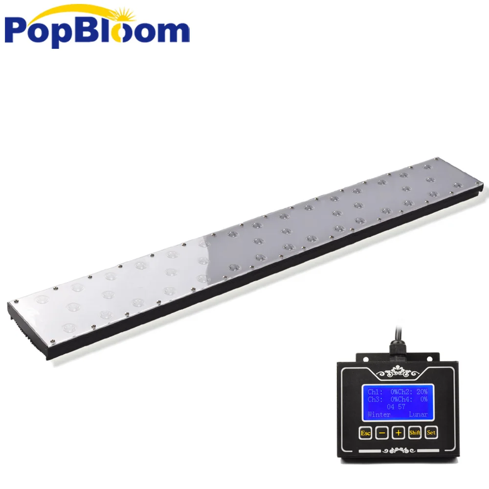 

Smart Dimmable Aquarium Led Lighting lamp led for seawater aquarium decoration 90cm Coral Reef SPS LPS light features MM9BP1