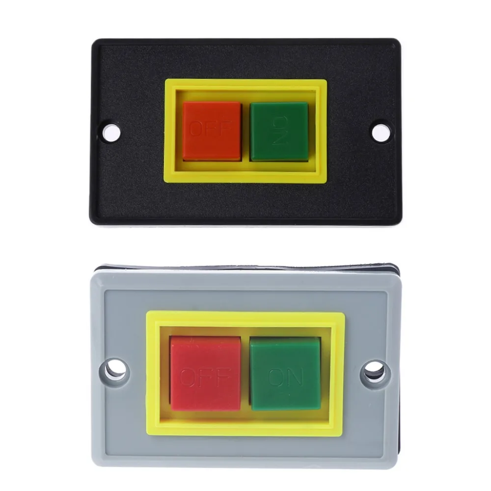 AC 380V 2KW I/O On Off Start Stop Push Button Switch 6 Screw Terminals