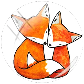 TAFREE подвеска в виде животного Art Cute Fox 12 мм/15 мм/16 мм/18 мм/20 мм/25 мм круглый стеклянный кабошон Demo плоский задний вывод - Цвет: WF40