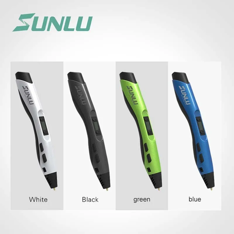 

4 Colors 3D Printing Pen Low Temperature SUNLU Best Seller SL-300A 3D Pens For Children Scrible Explore Creation 3D Pen Box Set