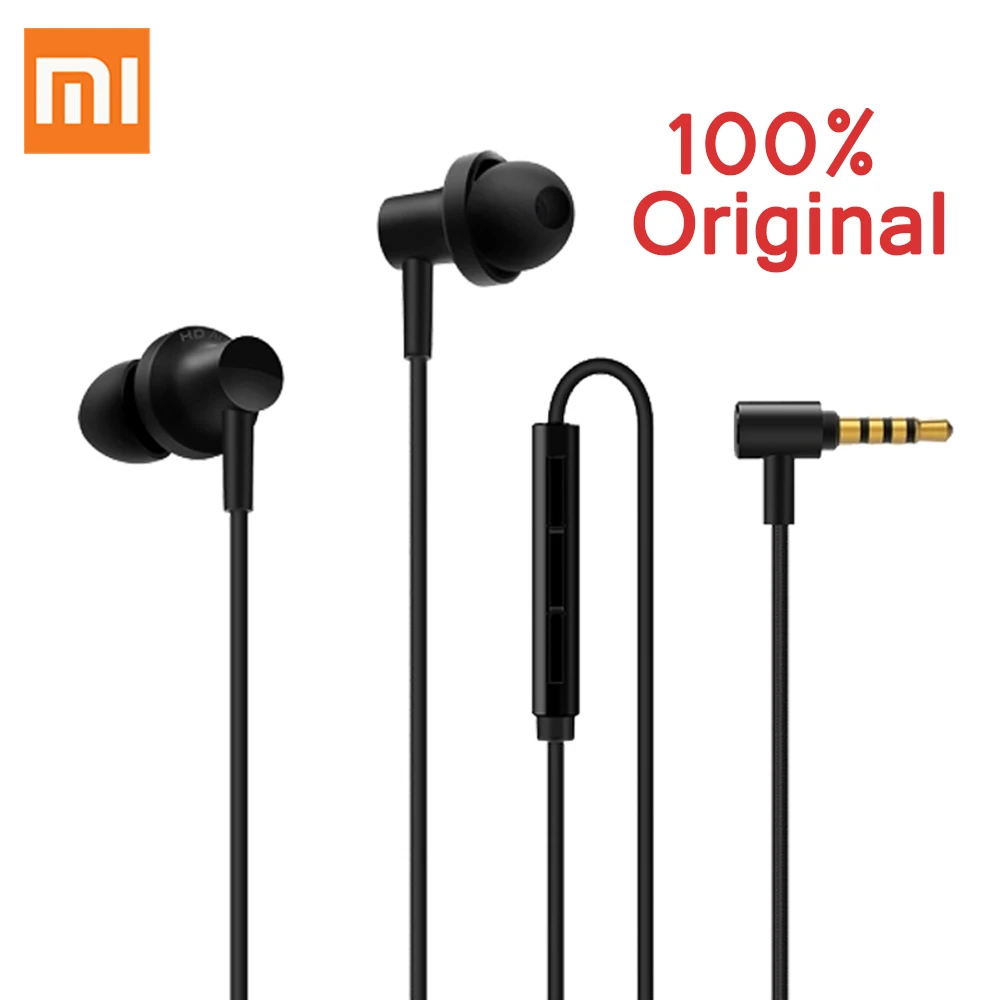 

Original Xiaomi Hybrid Pro HD 2 Earphones In-Ear Earphone Wired Control Dual Driver With MIC For Xiaomi IPhone Huawei