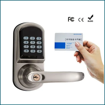 

Apartment Office Use Remote Control M1 Card Digital Keypad Electronic Door Lock
