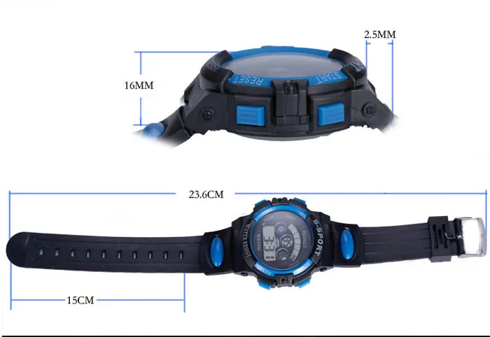 Waterproof Children Boy Digital Led Quartz Alarm Date Sports Wrist Watch Dropshipping 2