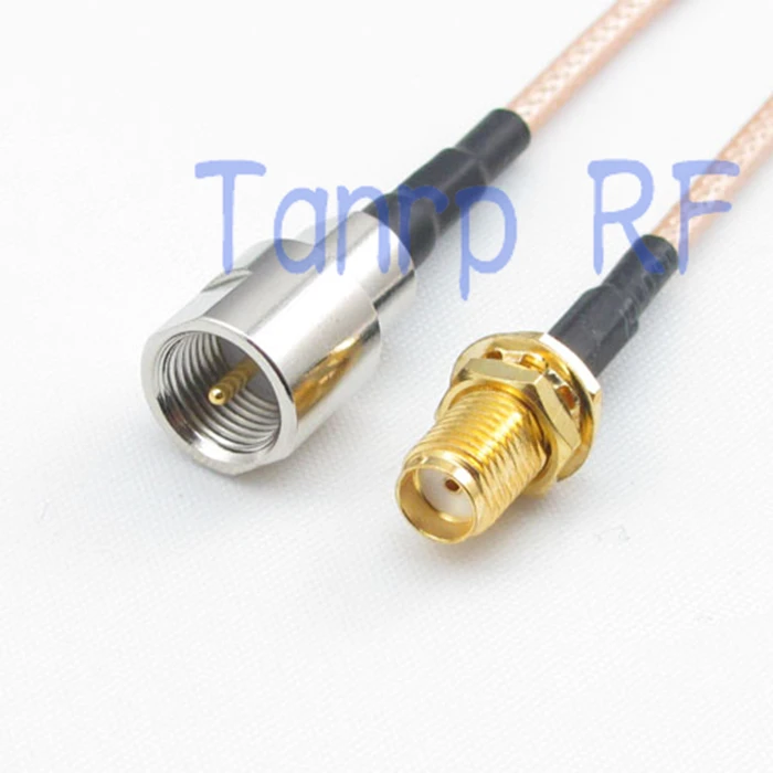 

20inch FME male plug to SMA female jack RF adapter connector 50CM Pigtail coaxial jumper cable RG316 cord