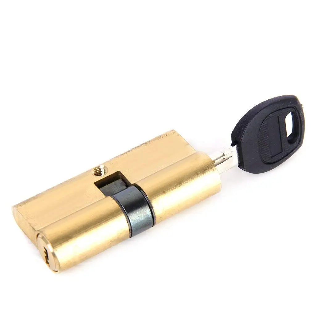 

65mm 32.5 / 32.5 Double-sided Lock Holes Lock Cylinder Crescent Anti-theft Lock Cylinder Barrel Door Lock With 7 Keys