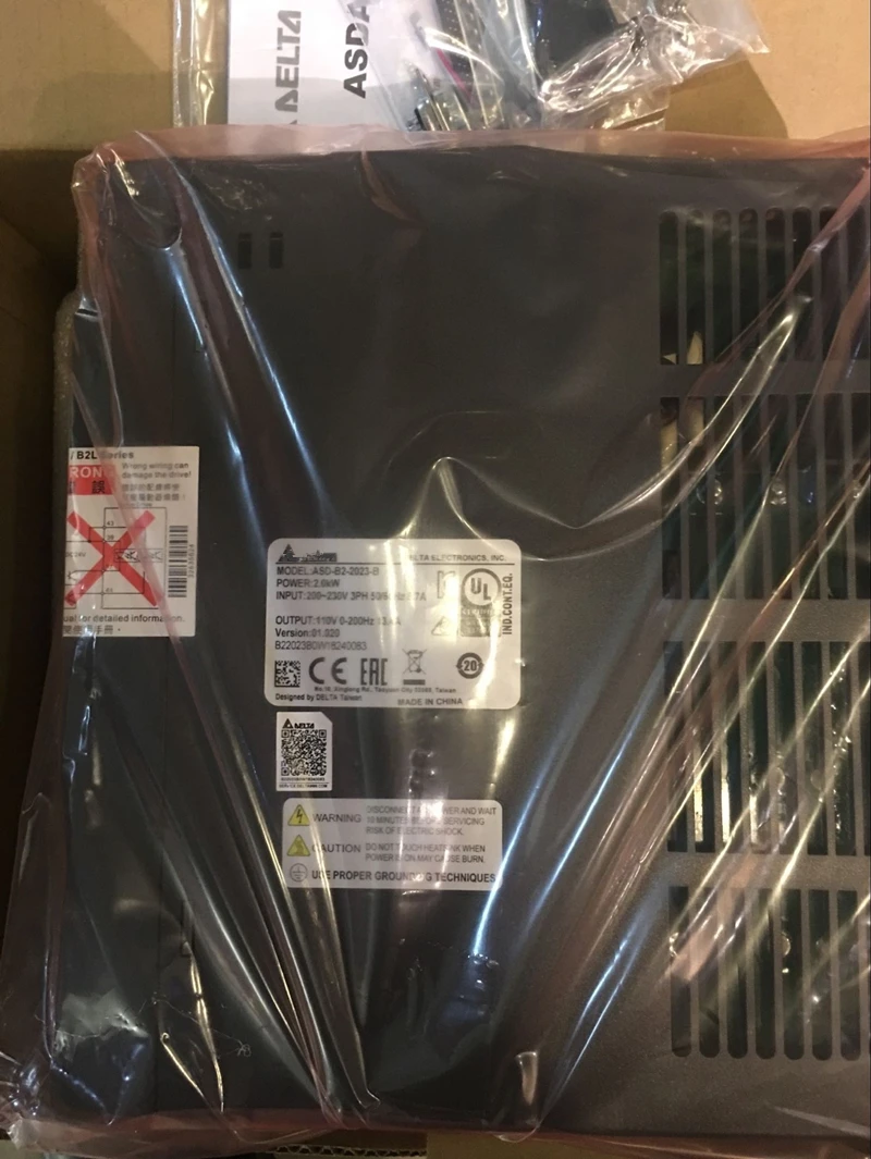 ECMA E21320SS + ASD B2 2023 B 2 кВт 2000 об/мин 9.55н. М ASDA серводвигатель переменного тока наборы с