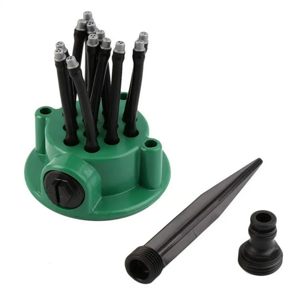 

LumiParty 360 Degree Multiple Head Automatic Water Sprinkler Plant Watering Irrigation Device Gardening Tool-25