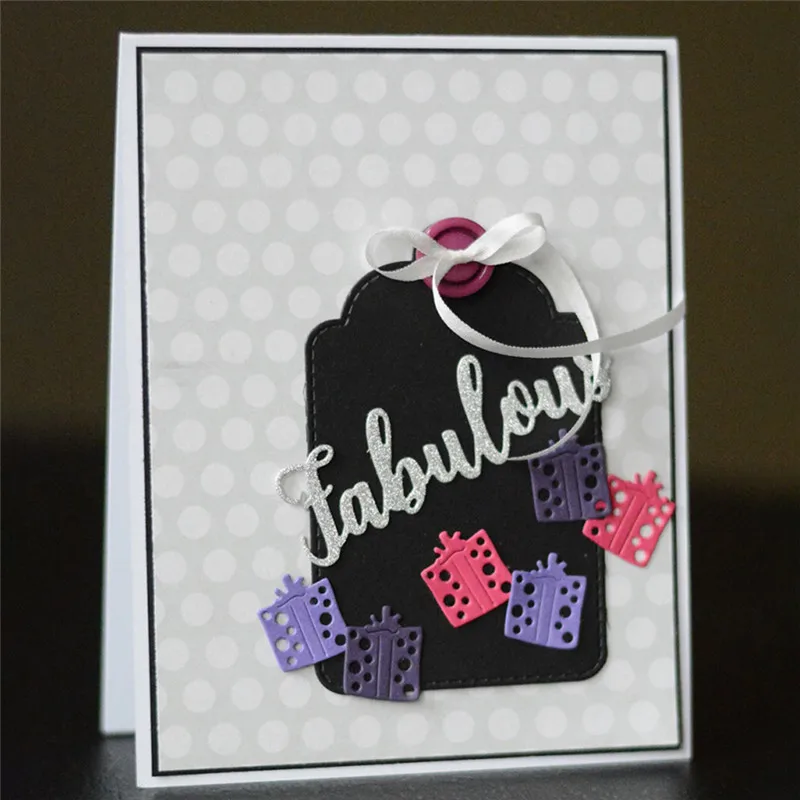 Eastshape 4pcs Nested Tags Metal Cutting Dies Scrapbooking