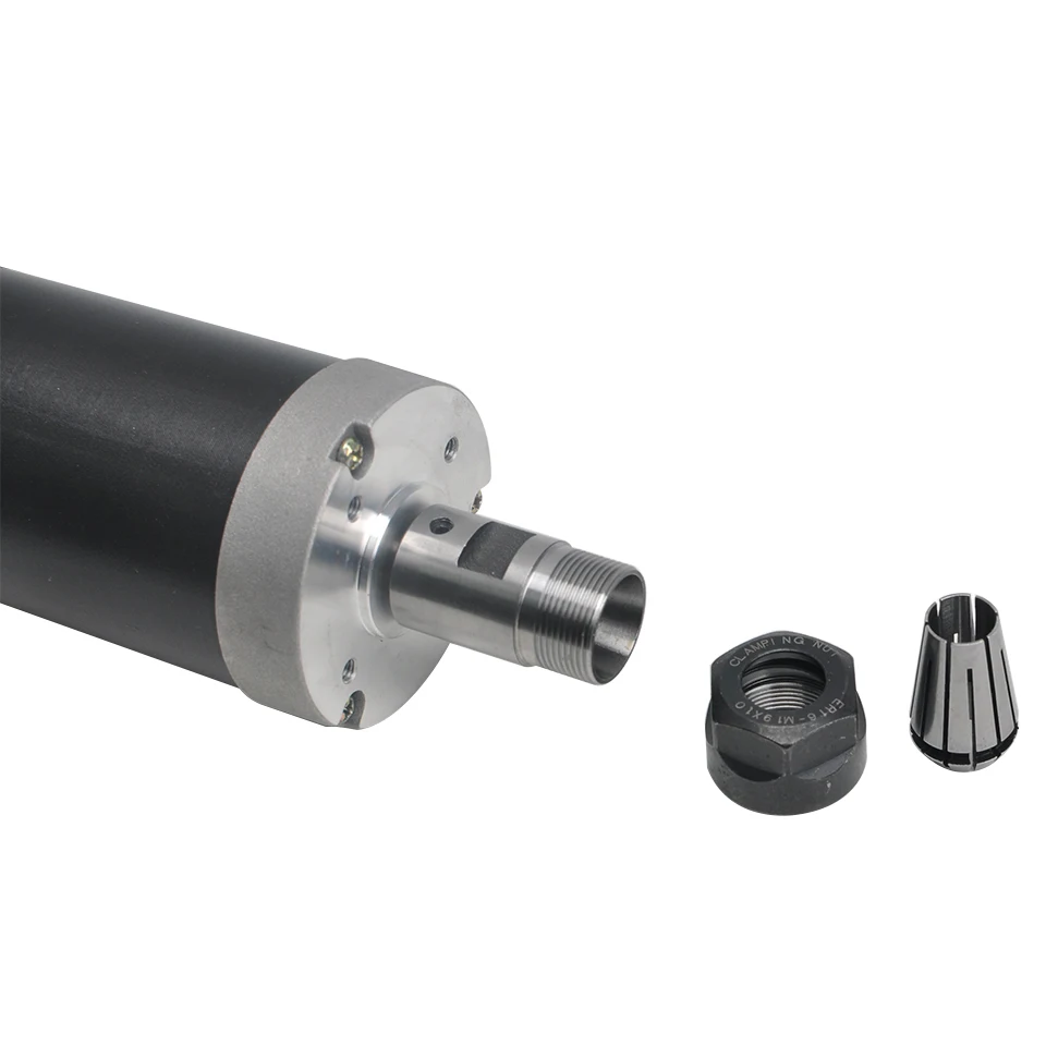 Tanie Daedalus 500W bezszczotkowy wrzeciono chłodzone powietrzem DC 48V grawerowanie wrzeciona silnika ER16 Collet dla Mini tokarka CNC ploter narzędzie
