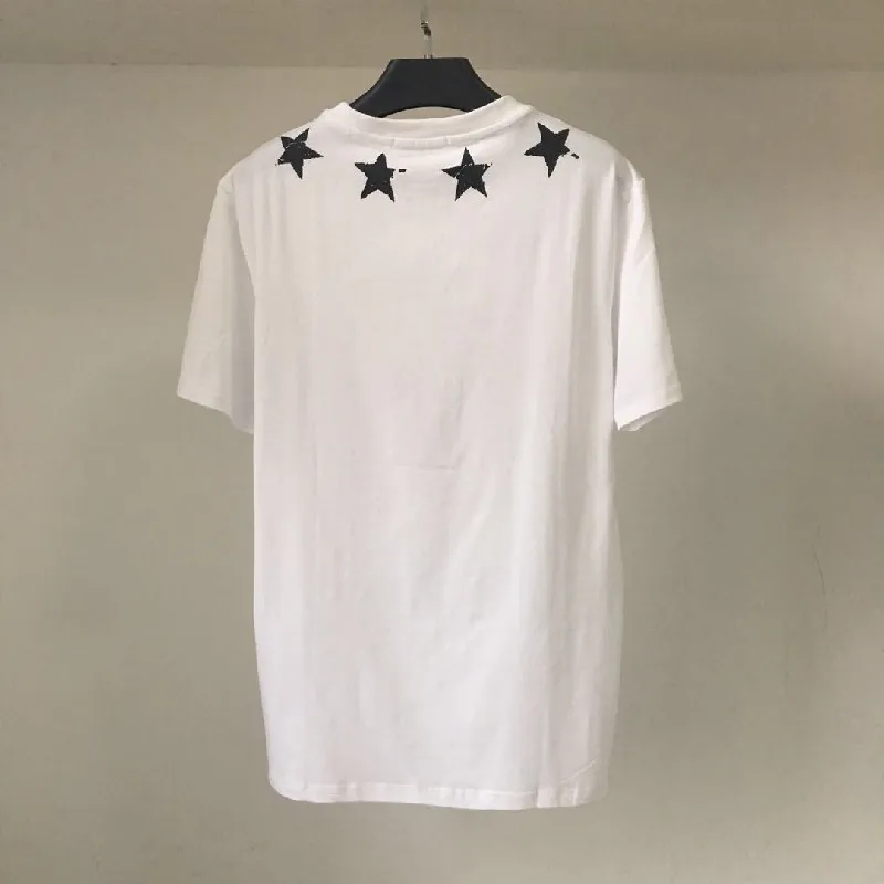 Новая мода 19ss Новое модное дизайнерское поступление звезда бедствия принт футболка с коротким рукавом хлопок бренд для мужчин женщин - Цвет: as the pic show