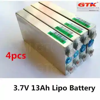 

4pcs/lot GTK 4pcs 3.7V 13Ah li polymer lithium battery for 12V lithium battery pack DIY backup power home ESS