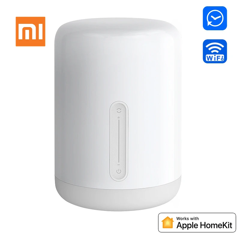 Прикроватная лампа Xiaomi Mijia 2 смарт-светильник для кровати 400lm Голосовое управление переключатель wifi умное управление приложением для Apple Homekit Siri