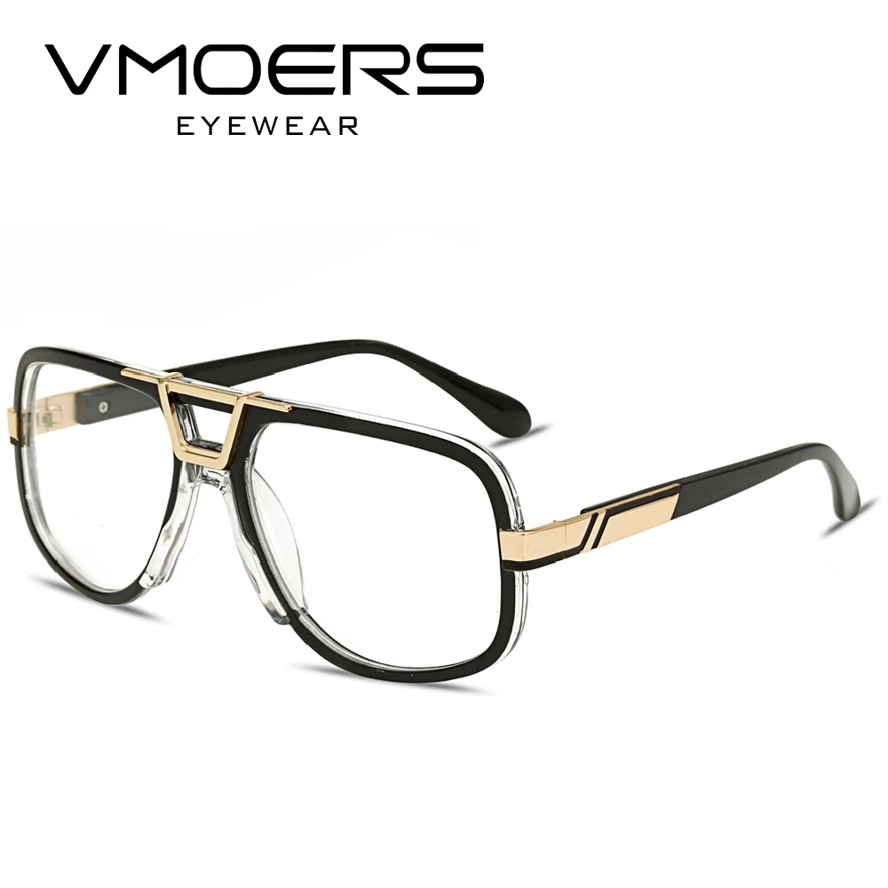 VMOERS Square Luxury Eyewear Frames Aviator Style Clear Optical Myopia