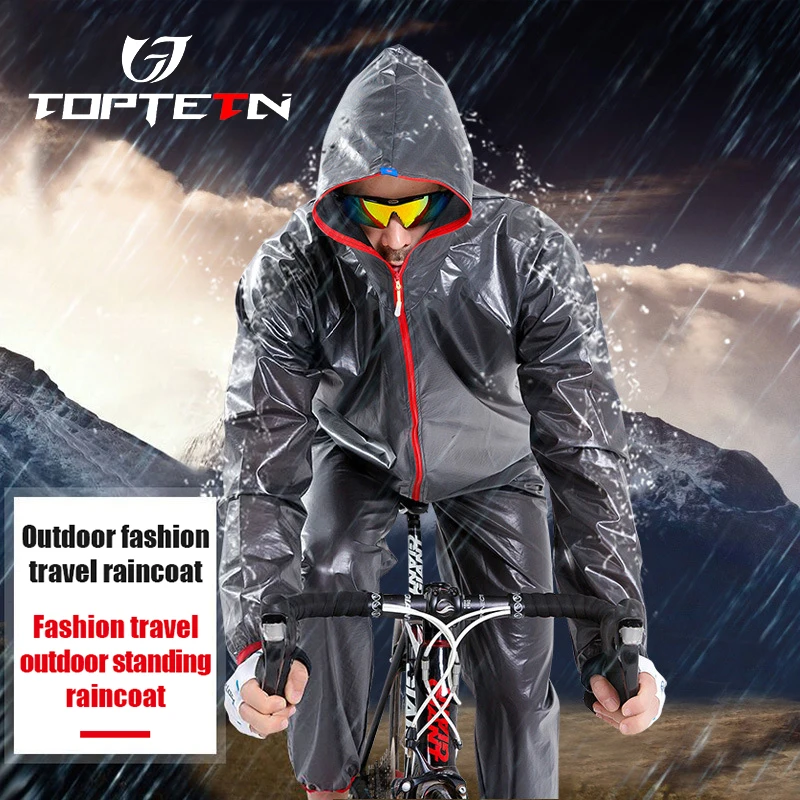 

Hot Quick Dry Cycling Raincoat Jacket Bicycle Men Women Outdoor Sports Road MTB TPU Rain Coats Bike Waterproof Clothing Jackets