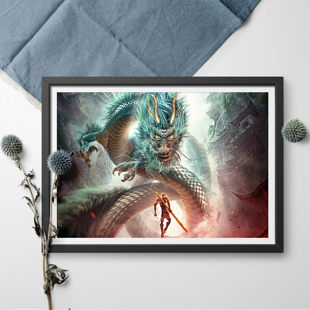Sun Wukong Canvas Poster Monkey King Dragon Wall Art Canvas Painting Poster And Print Wall Pictures Home Decor For Living Room Painting Calligraphy Aliexpress Sun Wukong Canvas Poster Monkey King Dragon Wall Art Canvas Painting Poster And Print Wall Pictures Home Decor For Living Room Painting Calligraphy Aliexpress