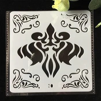 

1Pcs 13cm Frame Flower DIY Layering Stencils Wall Painting Scrapbook Coloring Embossing Album Decorative Card Template