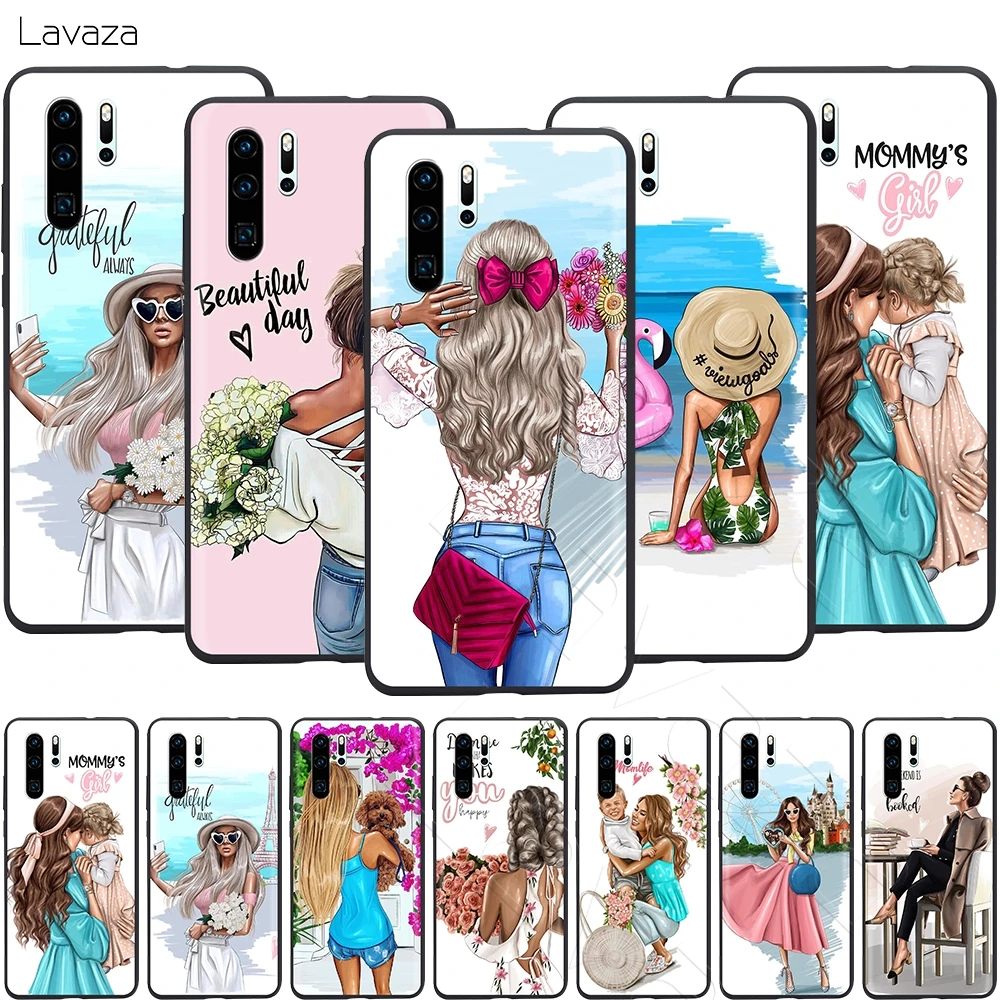 Модный чехол Lavaza для мамы и дочки Huawei Mate Y7 Y9 P8 P9 P10 P20 P30 P40 Max Lite Pro P Smart Mini |