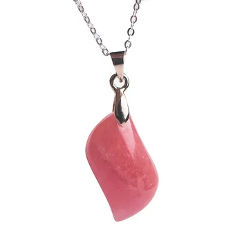 

Genuine Natural Ice Rhodochrosite Pendant Gems Healing Crystal Natural Stone Pendant Woman Lady Fashion Jewelry AAAA 23x12x6mm