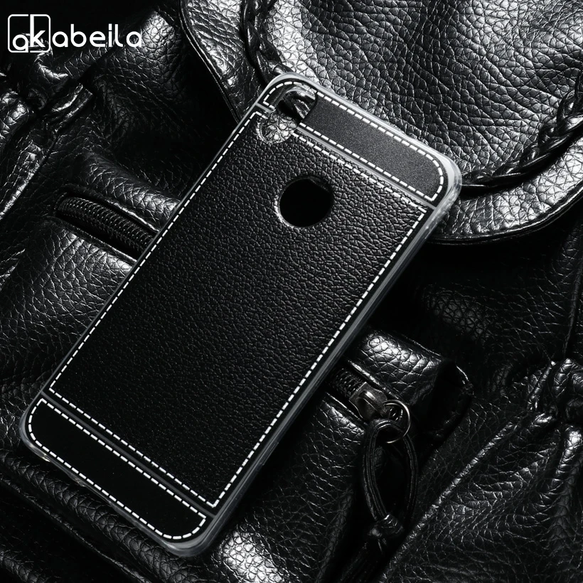 

AKABEILA Silicone Phone Cover Case For BQ Aquaris X X Pro 5.2 inch Case Fundas Capa Soft TPU Lichee Cover Mobile Bag