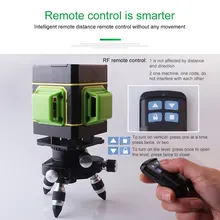 3D Laser Level 12 Line 16 Line 360 Vertical and Horizontal Laser Level Self-leveling Cross Line Green Laser Level Iutdoor Indoor