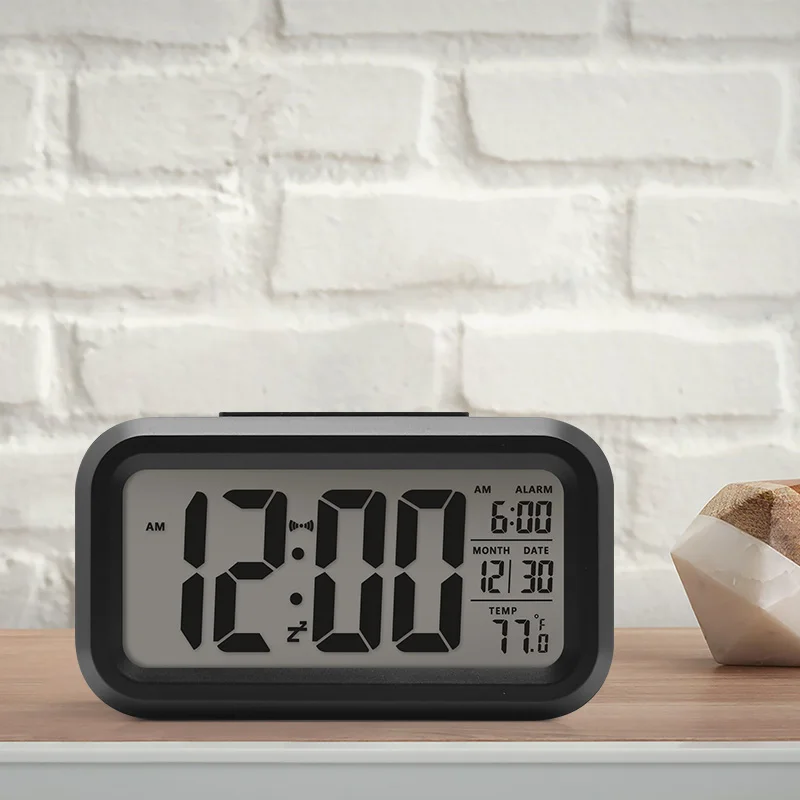 Battery Digital Alarm Clock Student Clock Large LCD Display Snooze Kids Clock Light Sensor Nightlight Office Table Clock Battery Digital Alarm Clock Student Clock Large LCD Display Snooze Kids Clock Light Sensor Nightlight Office Table Clock