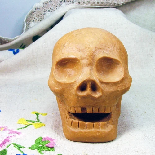 Nicole R0374 Halloween 3D Skull Silicone Soap Candle Making Molds Resin,Clay Crafts Moulds DIY Candy Chocolate Forms