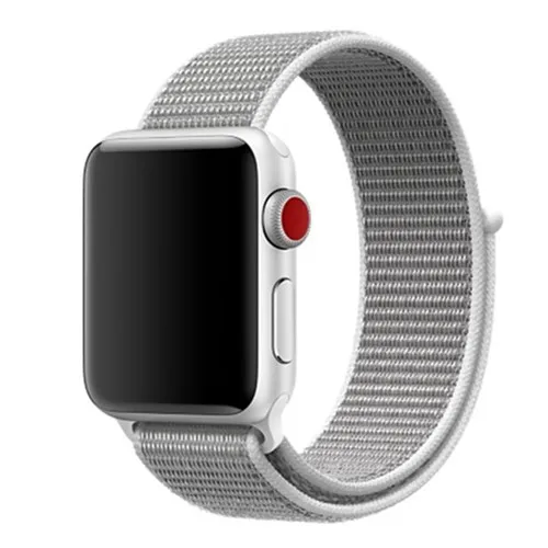 Ремешок для apple watch band 42 мм 38 мм iwatch 4 band 44 мм 40 мм apple watch 4 3 2 1 нейлоновая петля спортивный браслет correa аксессуары - Цвет ремешка: Pearl 8