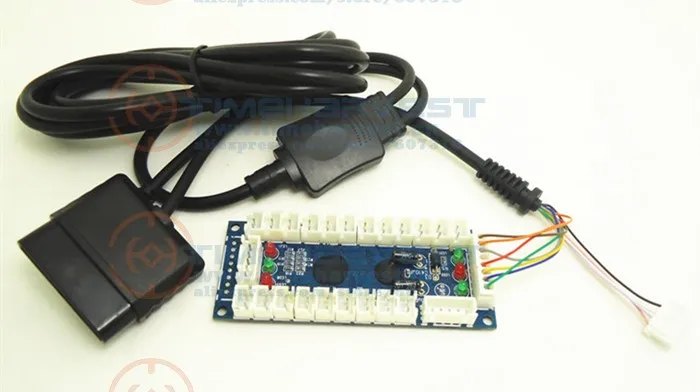 PC PS3 PS2 XBOX360 (PC ver) К играм Управление панели 4 в 1 USB Аркада Управление s USB адаптер Jamma contronls борту провода кабеля