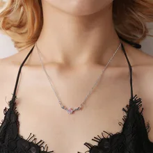 Statement Charming Elk Antler Christmas Necklace Attractive Classic Necklace Jewelry Clavicle Chain Pendant for Women WD200 charming coin triangle pendant necklace for women