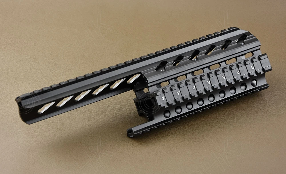 التكتيكية AK Galil أربعة الجانبين متعددة الوظائف picatinny Handguard نظام السكك الحديدية الألومنيوم سبائك R4253