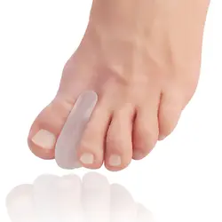 Aptoco эффективным Силиконовые Toe Сепаратор носилки вальгусной прямее ноги Бурсит большого пальца стопы уход Боли лечения