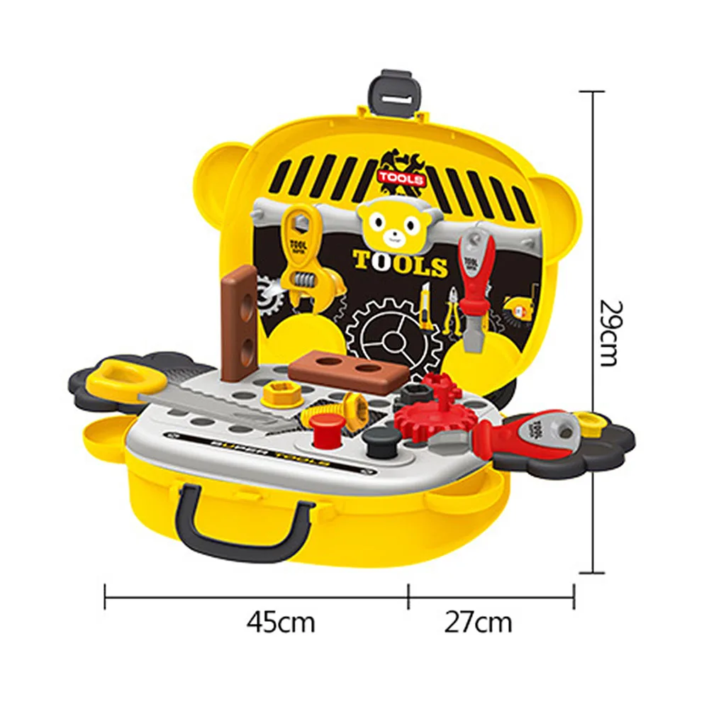 14 шт./19 шт. Детские ролевые игры антистрессовые игрушки Детский верстак ремонтный инструмент набор игрушек