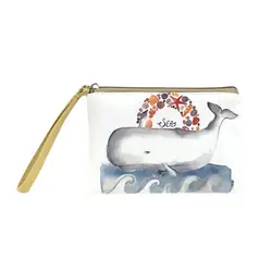 Женские кошельки милые холщовые монета кошелек Make Up сумка для мобильного телефона с ручкой кошелек сумка portfel