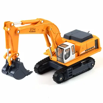 

1:87 KAIDIWEI Diecast Excavator Construction Equipment Model Kids Toys Gift 1/87 HO Scale