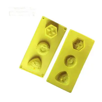 

Kawaii Honeycomb Decoration Cake Silicone Mold DIY resin jewelry Pendant Accessories Handmade Bee Nest Cabochon Charms Mould
