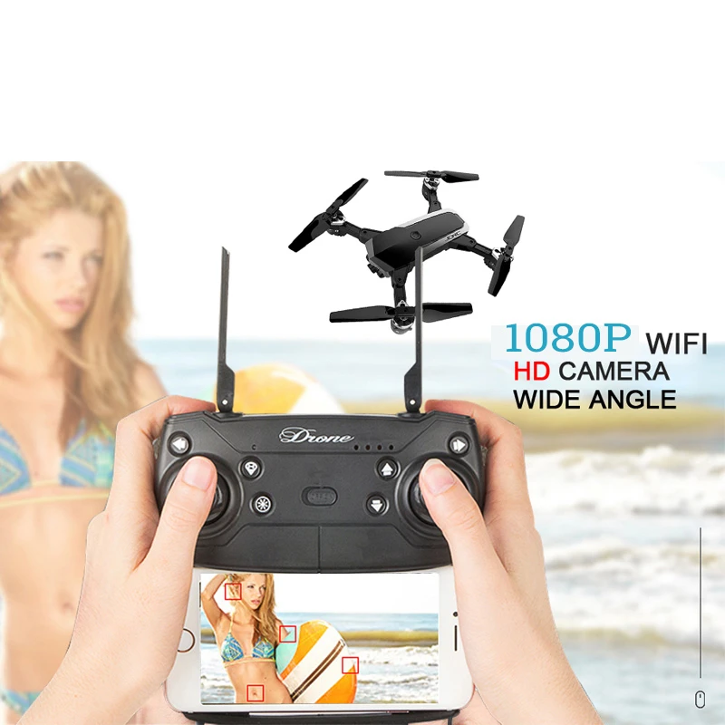 Квадрокоптер складной с HD камерой 1080P Wi Fi 5 Мп|Радиоуправляемые вертолеты| |