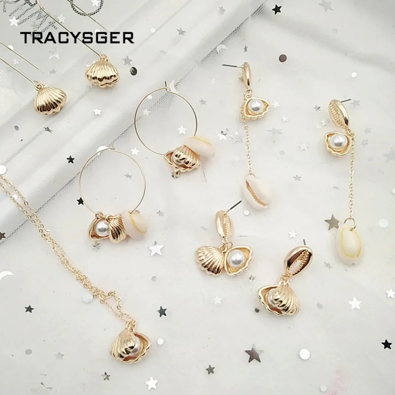 

DX-84591 /TRACYSGER/ 2019 hot sale shell earrings