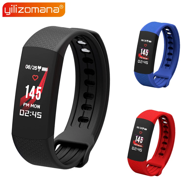 

Yilizomana Smart Watch Call Reminder Steps Rate Heart Rate Monitor IP67 Waterproof LED Screen Smart Wristband for Android IOS