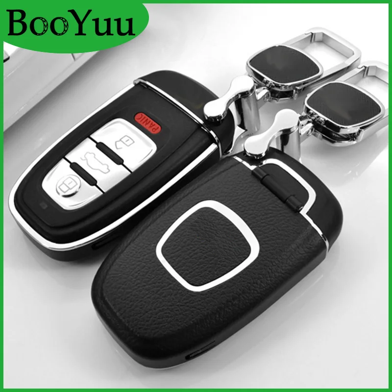 BooYuu ABS короткий вставной ключ с дистанционным управлением чехол для ключей Audi A4L